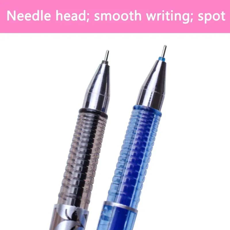 Imagem -04 - Kawaii Erasable Gel Canetas 0.5 mm Preto Azul Tinta Vermelha Caneta Esferográfica Canetas Bonitos Escola Material de Escritório Papelaria 10 Pcs Set