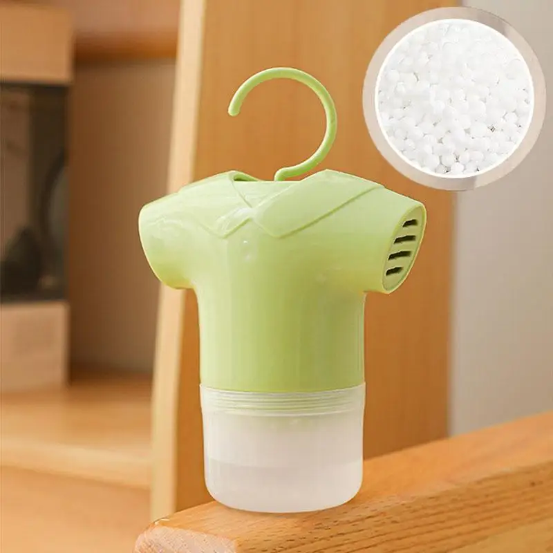 قابلة لإعادة الاستخدام خزانة الملابس صندوق إزالة الرطوبة مكافحة العفن مقاوم للرطوبة مزيل الرطوبة حزم معلقة مع مجمع المياه وخطاف #1