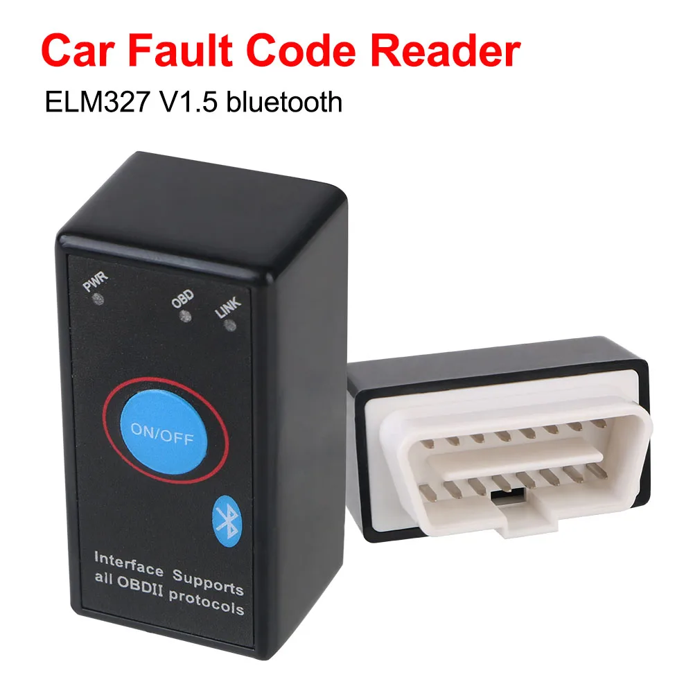 

Считыватель кодов для IOS/Android адаптер интерфейса OBD2 автомобильные аксессуары Автомобильный диагностический сканер ELM327 Bluetooth V1.5 детектор