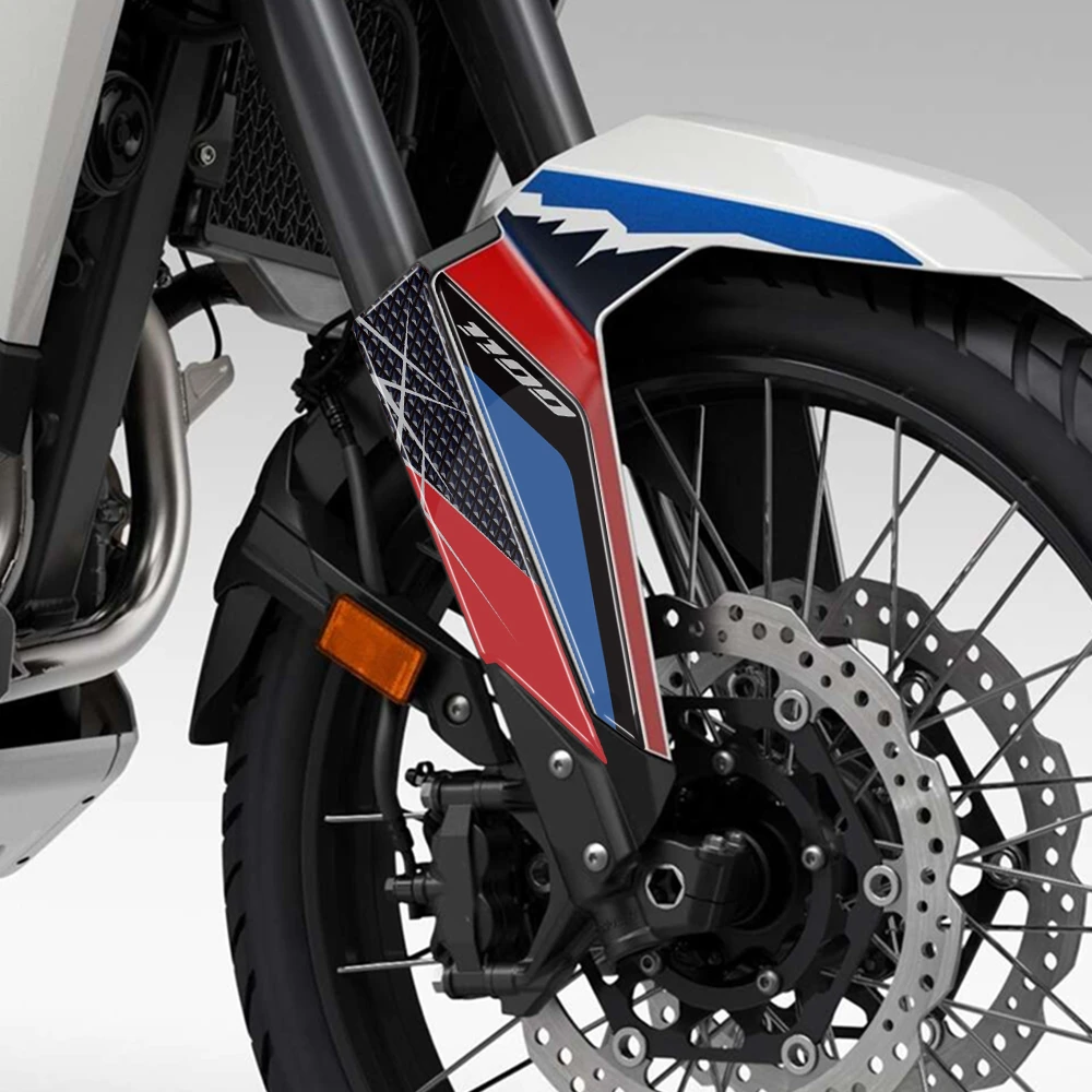 For Honda Africa Twin CRF1100L CRF 1100 L 2020-2024 3D Gel Front Fender Protector Sticker Mudguard Paint Protection Decal