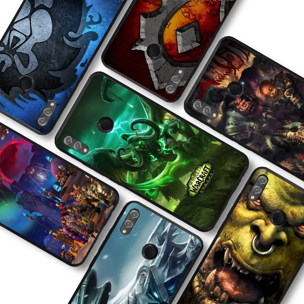 Warcrafts Of World W-WOW Game Phone Case For Huawei Honor 10 Lite 9 20 7A 9X 30 50 60 70 Pro Plus Soft Silicone Cover