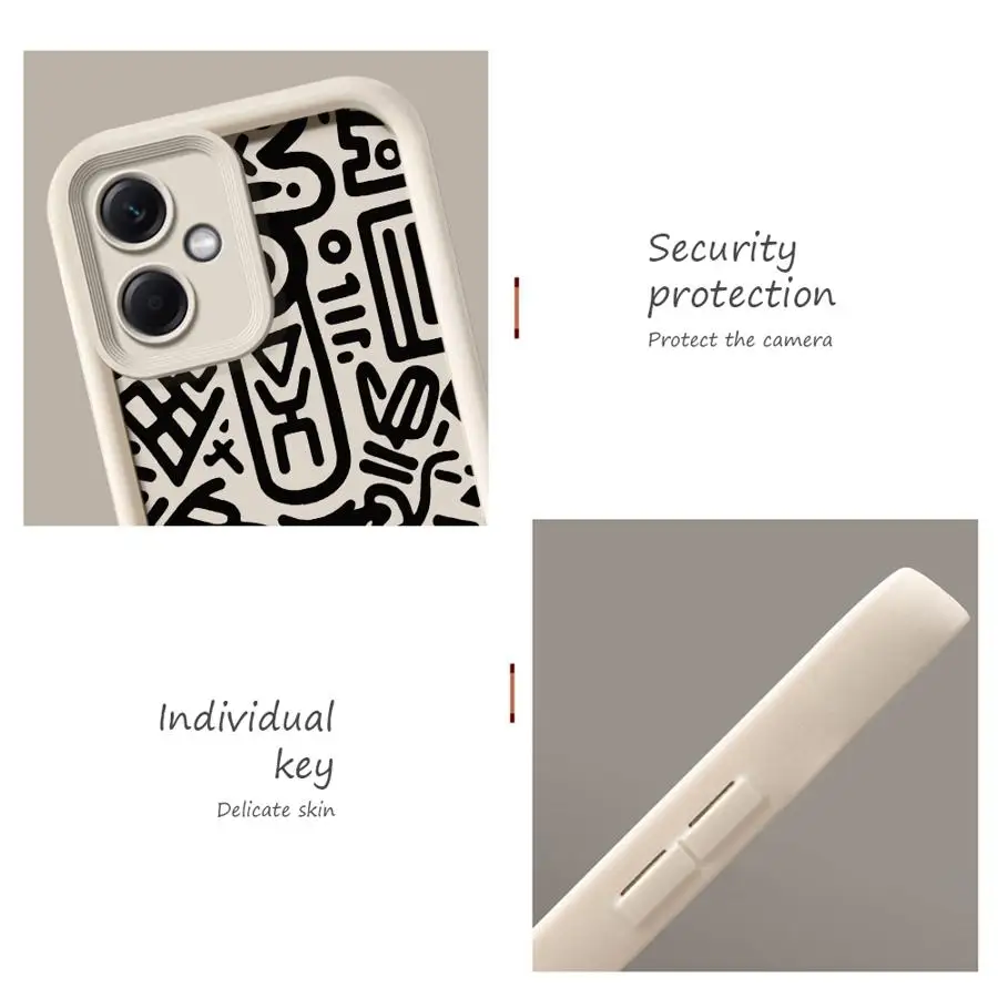 Capa de telefone para Xiaomi Redmi A4 A1 A2 Plus 13 12 A3 Capa macia Graffiti Cartoon