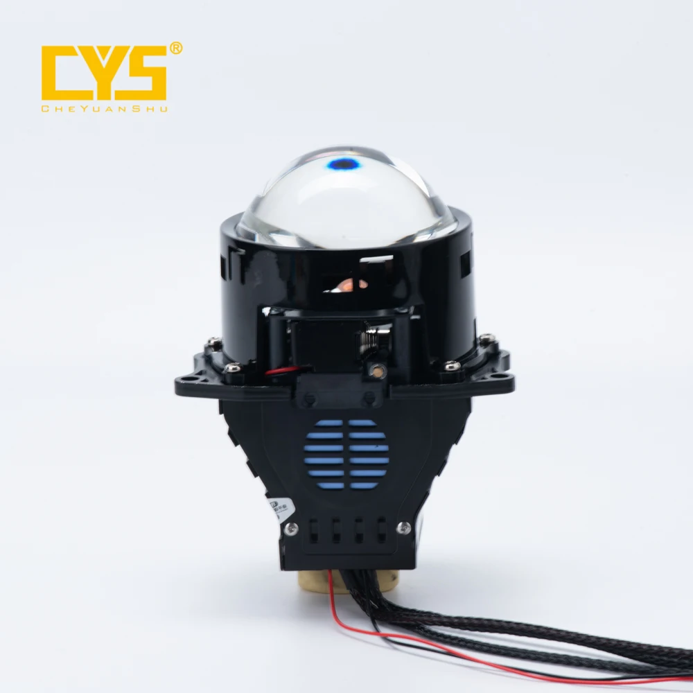 New Square High-Power 12V 6000K Dual LED Ler Projector Lens Car Light