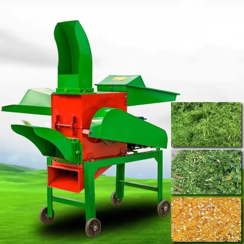 

chaff cutter machine alfalfa dry hay grinder animal fodder cutting making machine