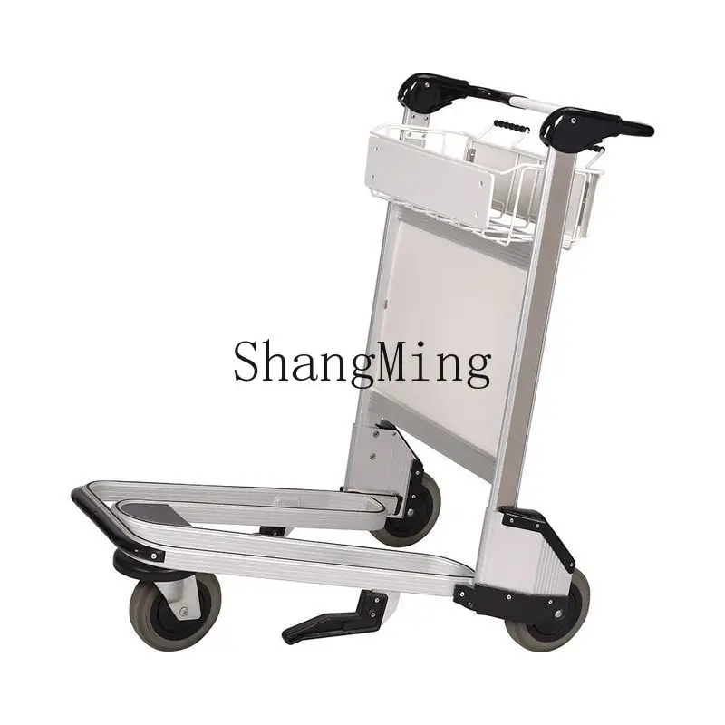

CL Airport Luggage Trolley with Automatic Hand Brake for Hotels, Passenger Cars, Train Stations, and Factory Direct Sales
