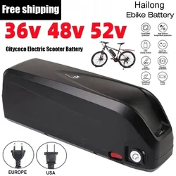 Hailong Electric Scooter Battery 36V 48V 52V 20Ah-40Ah for 250W~1500W Motorcycle/bicycle Waterproof LithiumBattery + Charger