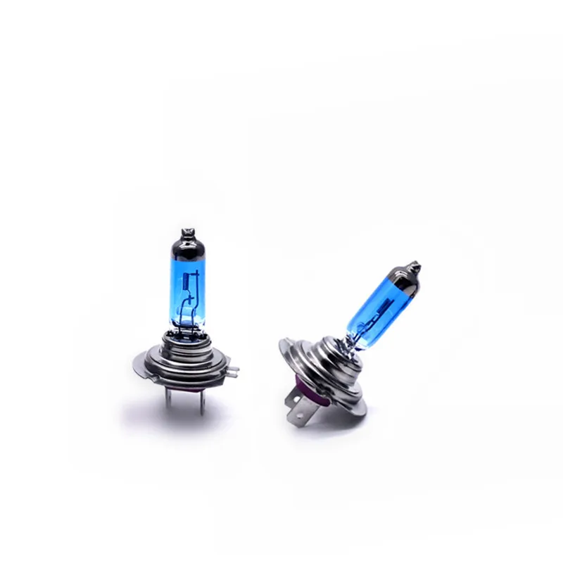

2pcs H7 12V100W Halogen Bulb Platinum plated head Super White Fog Lights High Power Car Headlights Lamp Car Light High low light