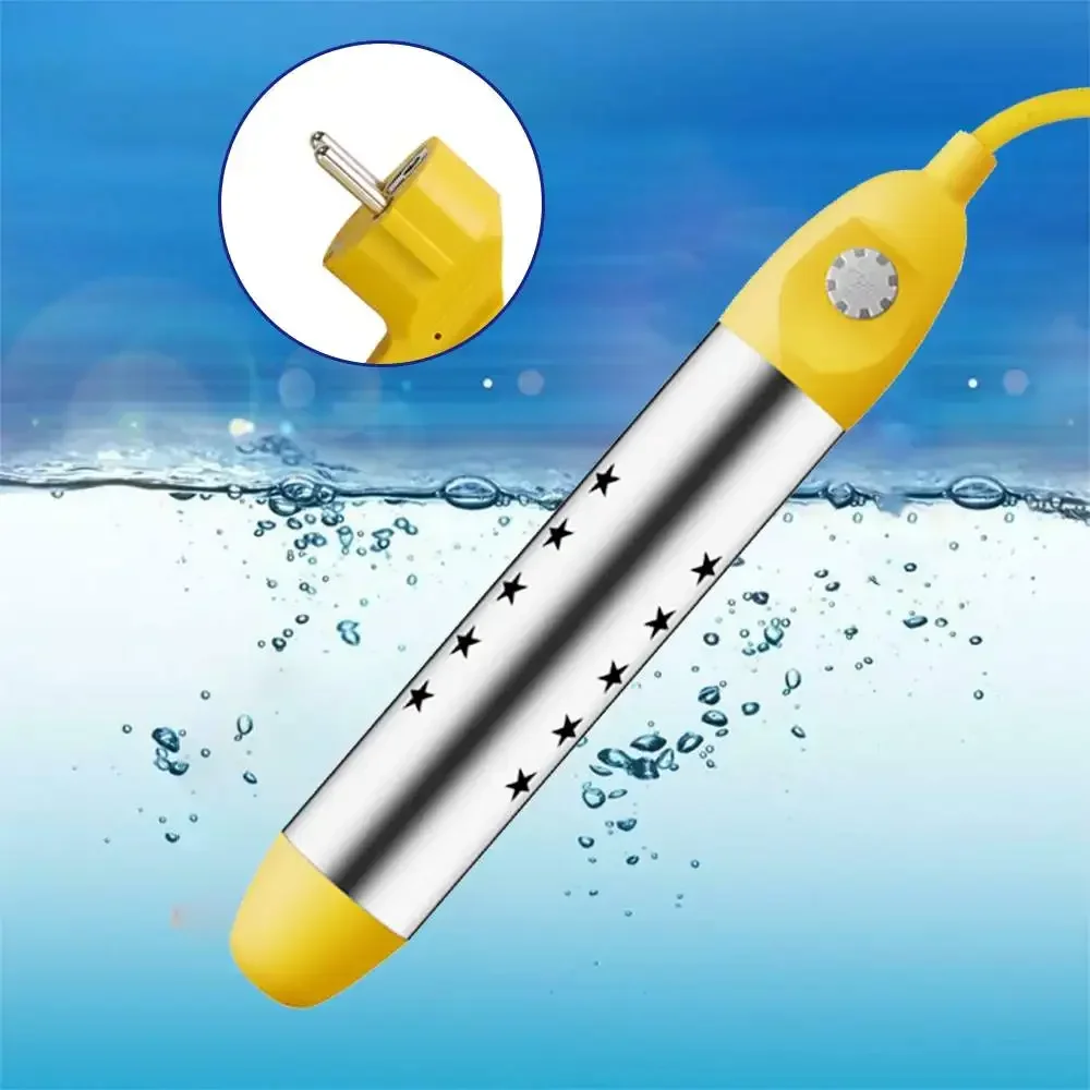 EU 220V 2000 - 2500W ลอยเครื่องทําน้ําอุ่นไฟฟ้าหม้อต้มน้ําร้อนแบบพกพา Immersion Suspension ห้องน้ําสระว่ายน้ํา