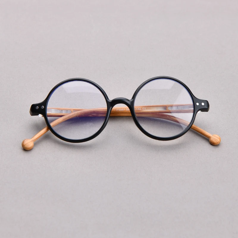 Retro Runde Lesebrille Männer & Frauen Ultraleicht Presbyopie Brille Männer Anti Blau Licht Brillen 0 Bis + 350 – Detail 8