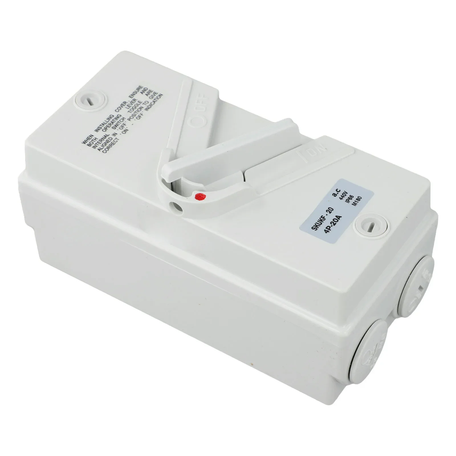 

Sleek Water Resistant 4 Phase Motor Disconnect Switch Enclosed Breaker Box for Safe Power Control and Maintenance
