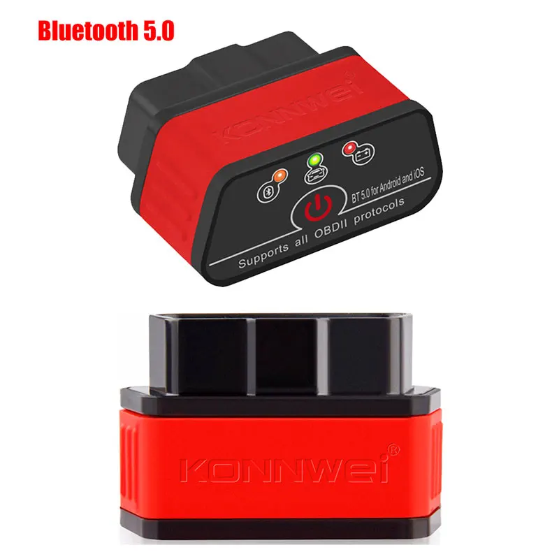 

KONNWEI KW903 ELM327 V1 5 Bluetooth 5,0 pic18f25k80 OBD2 сканер для Android/iOS ELM 327 OBD 2 считыватели автомобильных кодов диагностические инструменты