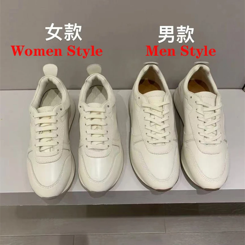 2023 Fashiom Shoes Man Patchwork Color Contrast Genuine Leather Thick Sole Increase Casual Sneakers Man   zapatillas de deporte