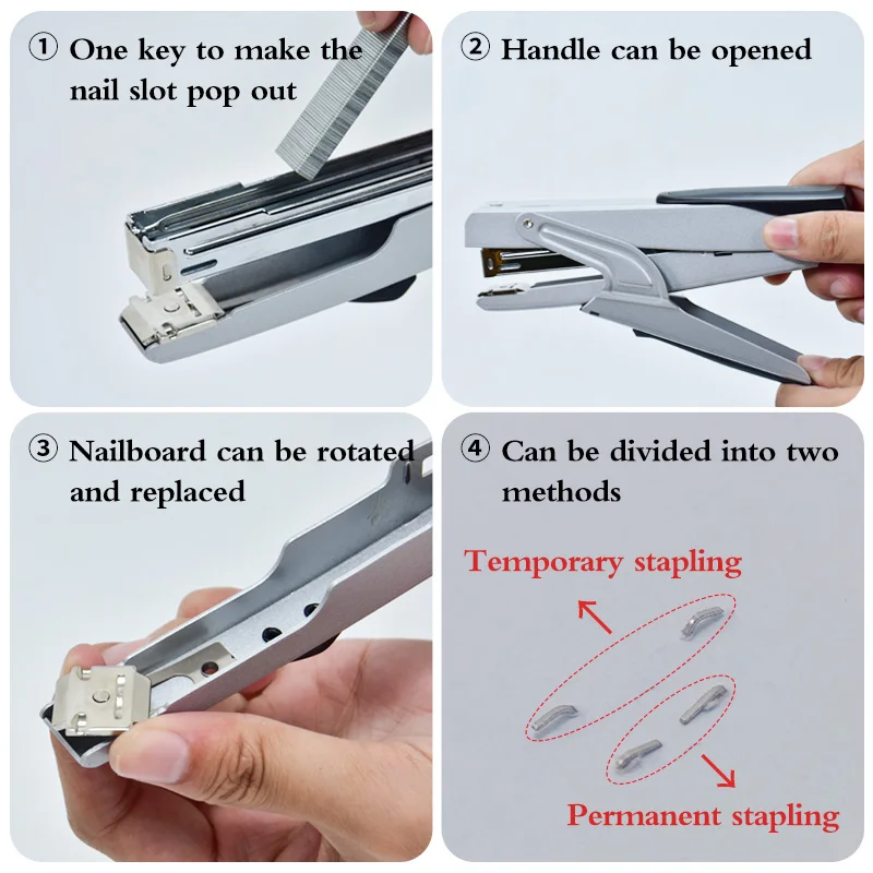 工場用マニュアルステープラー M-130 S-160 高品質オフィス用金属製ハンドヘルドステープラー