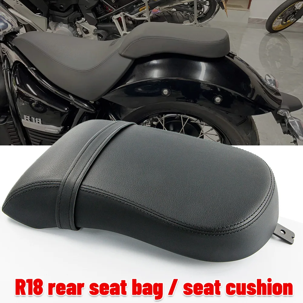 New Motorcycle Fit For  BMW R18  R1800 Rear Pillion Passenger Seat Cushion 2020-2023 2021 2022 Comfort Soft seat cushion