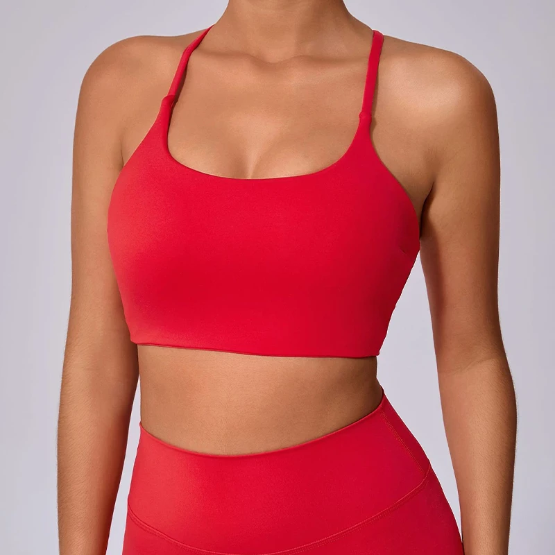 Ctenkevet عبر حزام المضادة للصدمات اليوغا الصدرية النساء رياضة الجري ملابس داخلية رياضية الإناث في الهواء الطلق سترة لياقة بدنية النساء عارية الذراعين حمالات الصدر