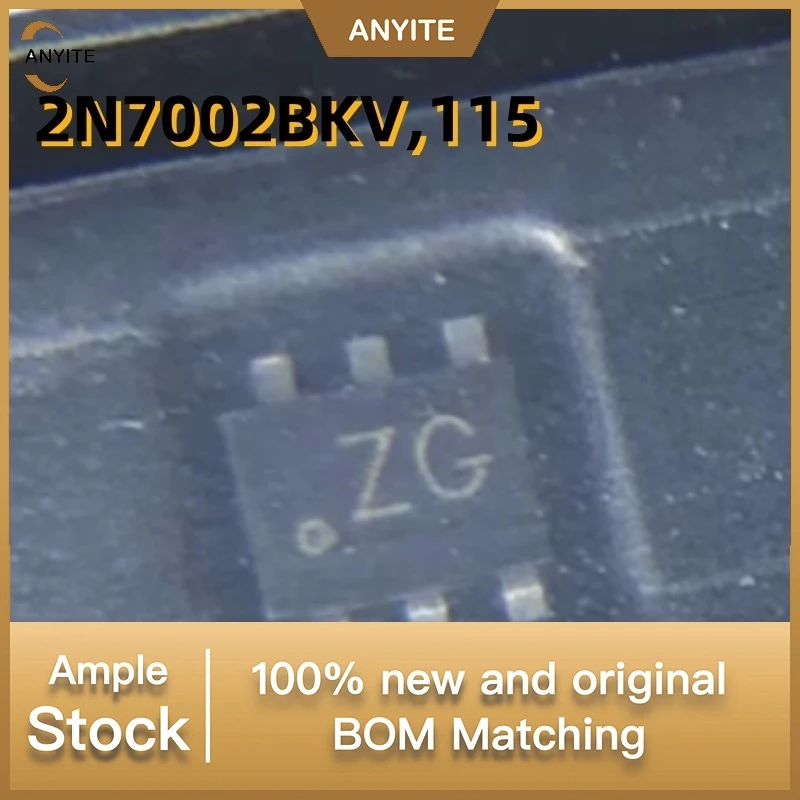 NEW 10PCS/lot  2N7002BKV,115 7002B  SOT-666-6