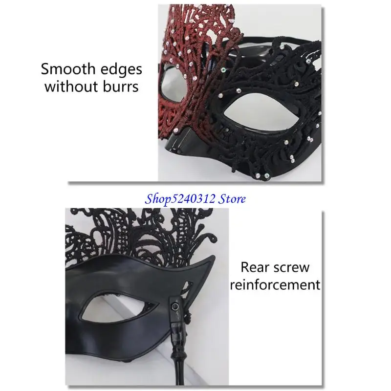 634C Crinestones Mardi gras maska ​​karnawałów maskaradowa maska ​​kostiumowa zapasy imprezowe, wenecians maski dekoracje dla