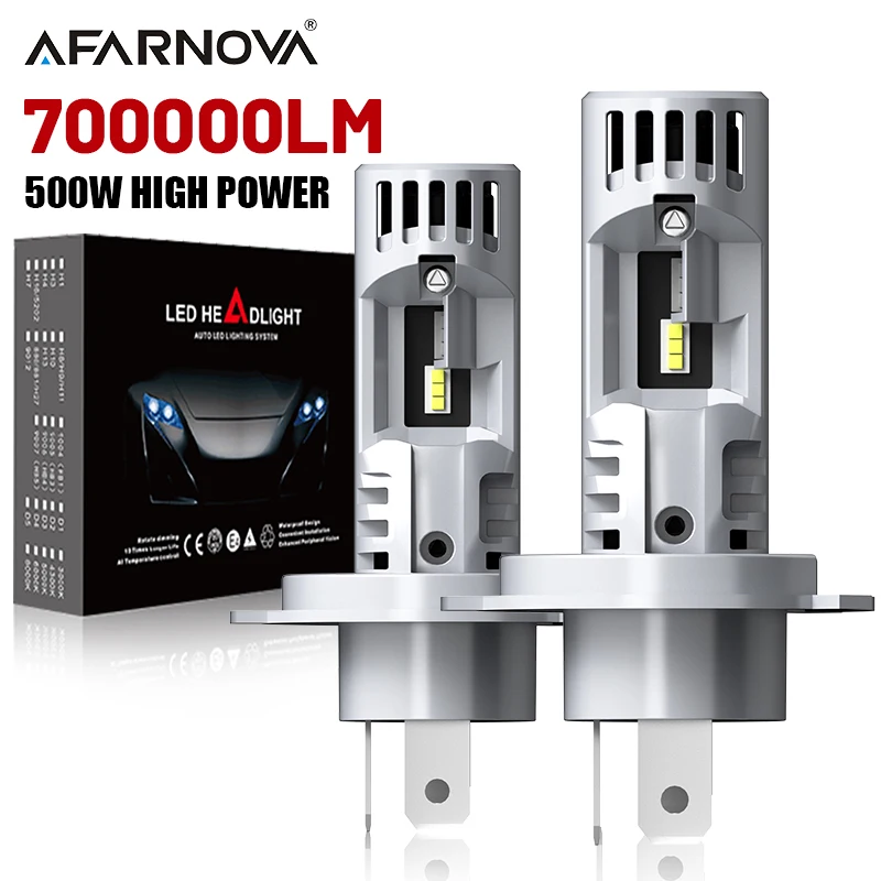 

2PCS H7 H4 H11 LED Car headlight Bulb 500W 700000LM CANBUS Super Bright LED H1 H3 HB3 HB4 9005 9006 881 880 5202 9007 Fog Lights