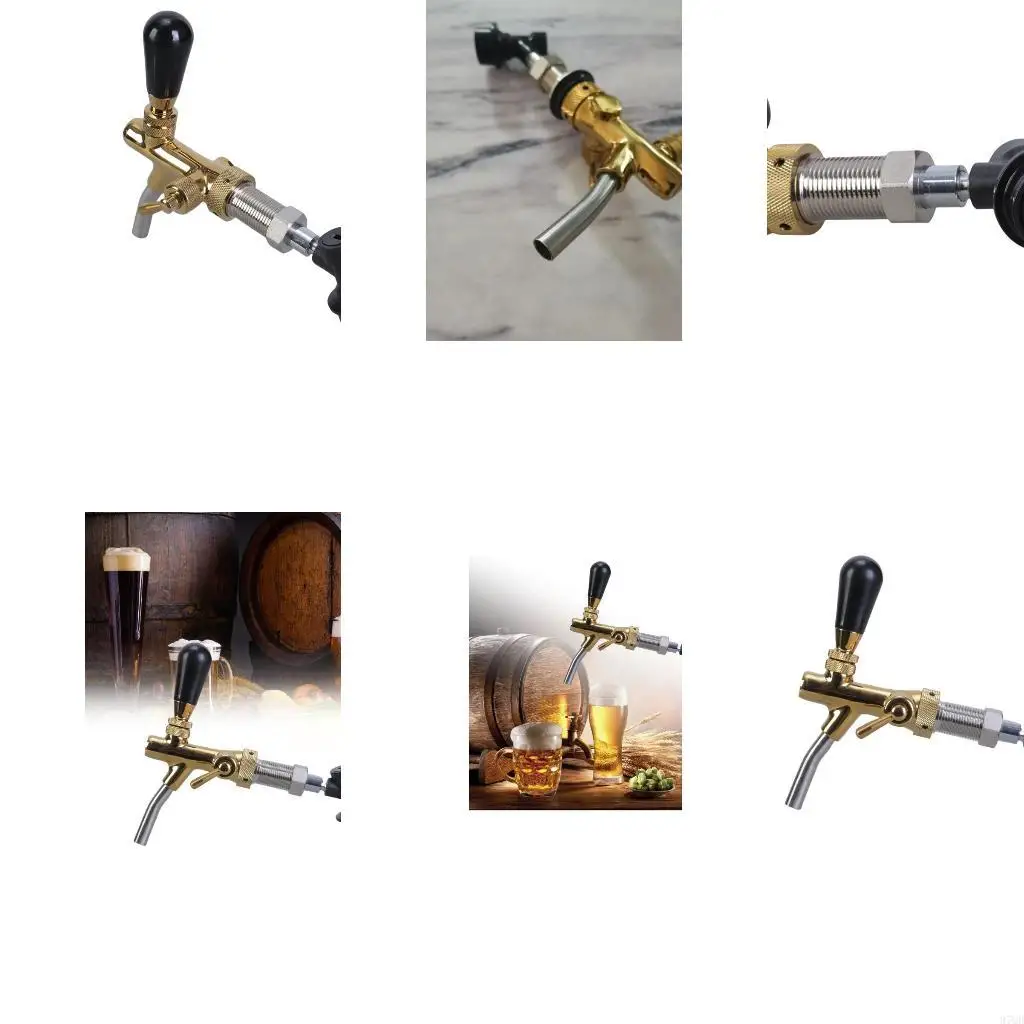 

97qd Kegs Tap Dispenser Beer Kegerator Tap Beer Barbs разъемы латунная текстура