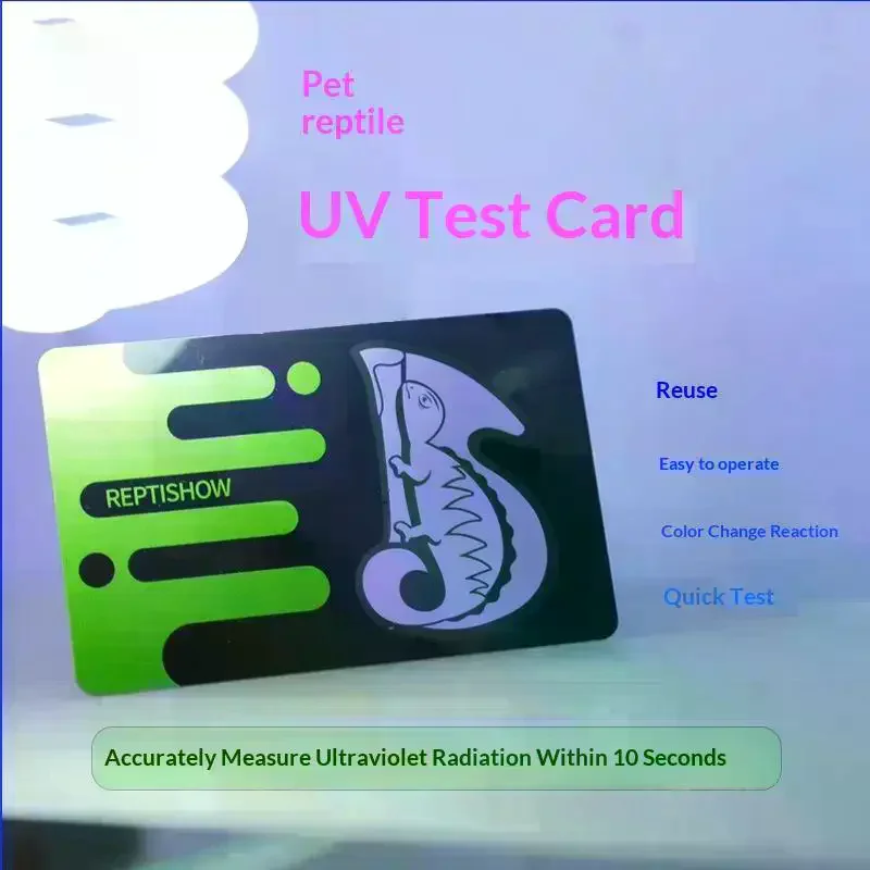 Test Cards Reptiles Uvb Lamp Uv Test Card Life Effective Tests Measurement Analysis Reusable Tools Uv Light Meter Detection Uvb