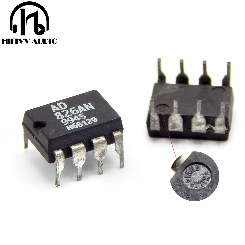 AD826 AD826AN DIP-8 Dual Channel OP AMP For DAC Preamplifier Amplifiers IC Chip