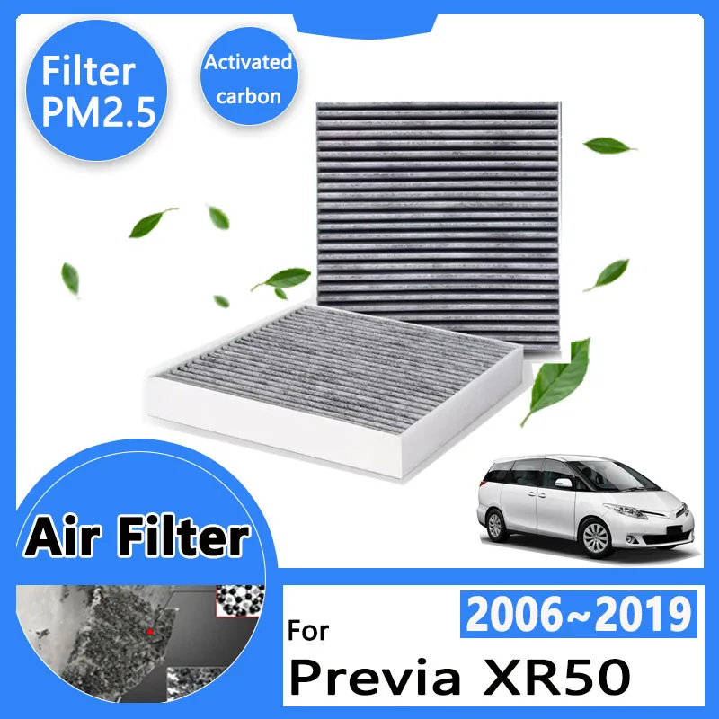 For Toyota Previa XR50 Estima Tarago 2006~2019 2007 Auto Accessories Air Filter Intake Purifier Engine Conditioner Filter Grid