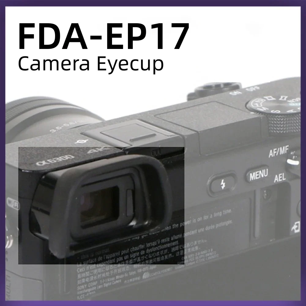 Hard Viewfinder Eyecup Eye Cup Eyepiece replace FDA-EP17 for Sony A6600 A6500 A6400 ILCE-6600 ILCE-6500 ILCE-6400 EP17 Camera