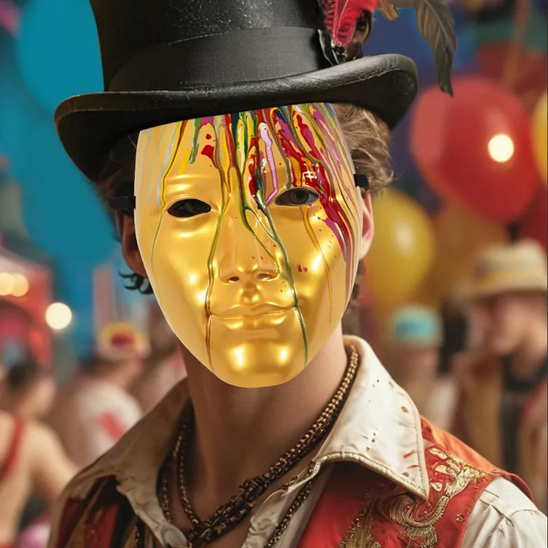 

Costumes and Props Carnival Butterfly Mask - Half Face Venetian Masquerade Mask for Ball & Costume Party