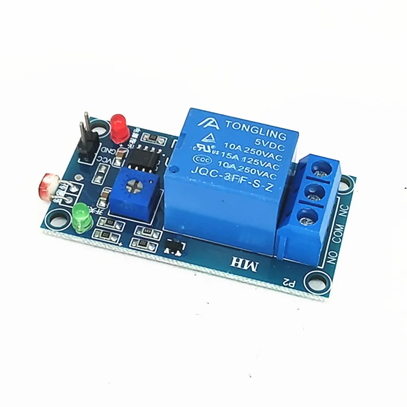 5V Photosensitive Resistance Relay Module Optical Control Switch Light Seeking Module Light Detection