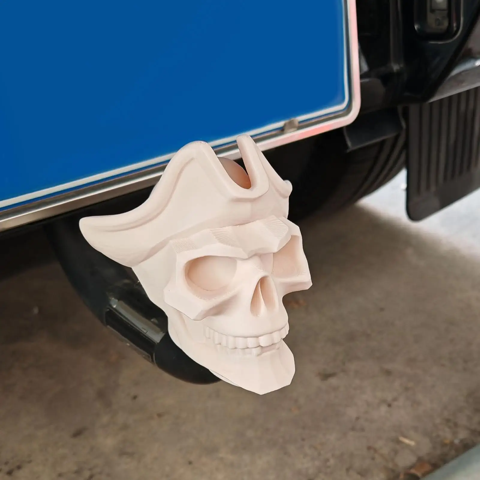 

Trailer Ball Cover 3D Pirate Captain Skull Sleeve Towing Hitch Ball Protective Cover For Car SUV Truck RV Long-Distance Trip