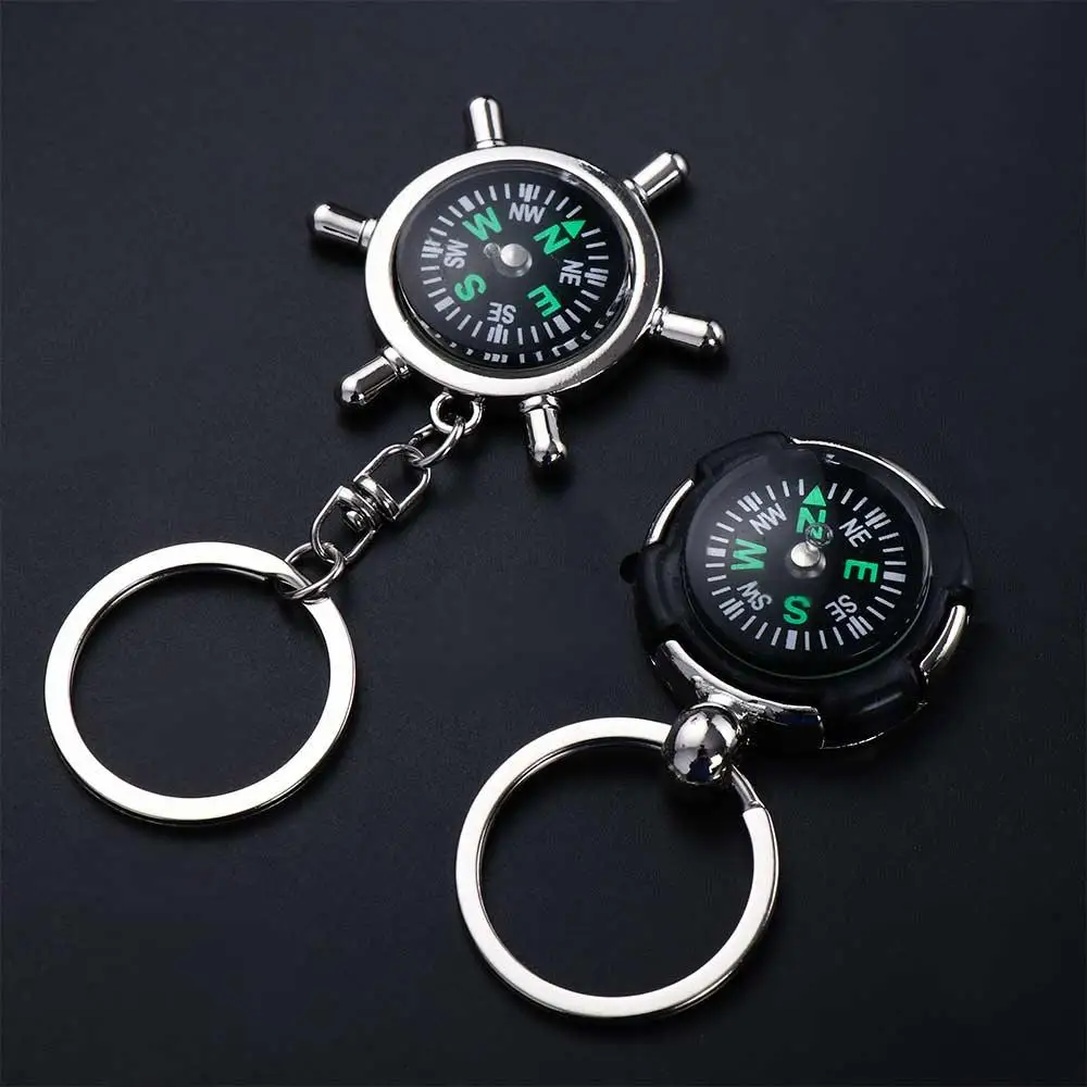 

Navigator Outdoor Key Chain Carabiner Keyring Riding Equipment Emergency Wild Compass Mini Compass Pocket Compass Keychain