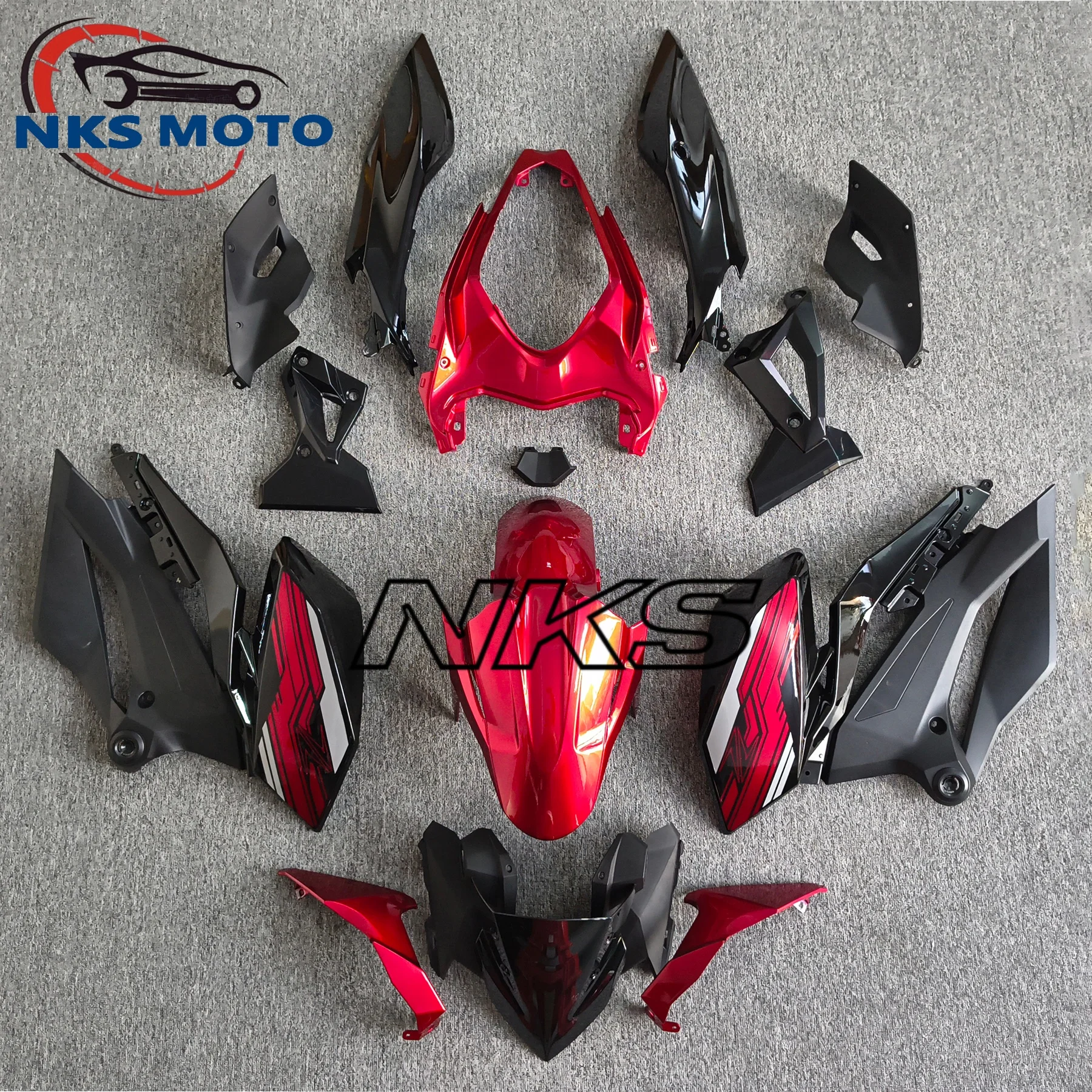 For Z400 2019-2020-2021-2022 Bodywork Fairing Cowling Motorcycle Unpainted Plastic Parts Injection Components Pack Left Right