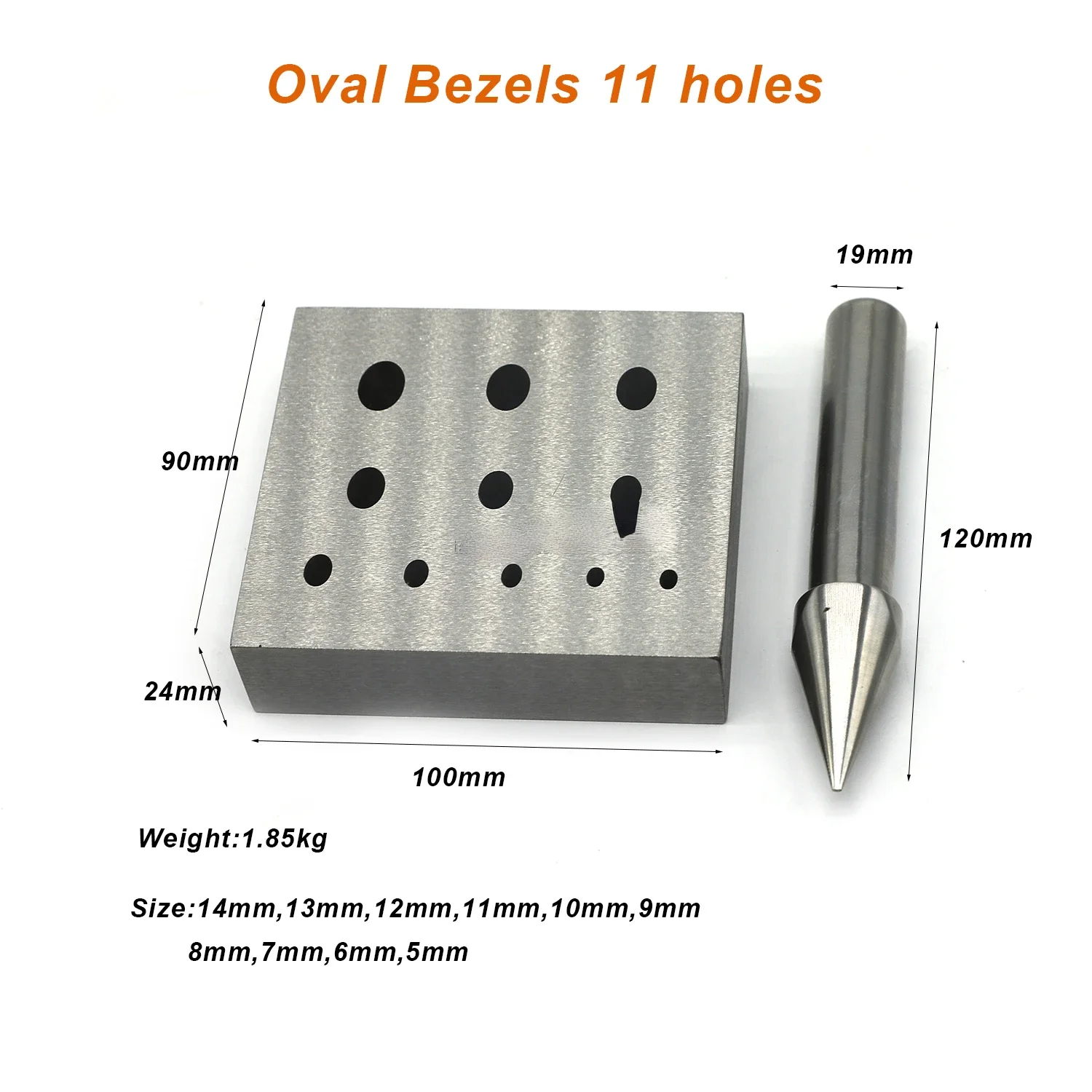 Jewelry Making Tools Jewelry Cutting Cutter Accessories Bezel Block & Punch Oval Narrow Bezels Making Block