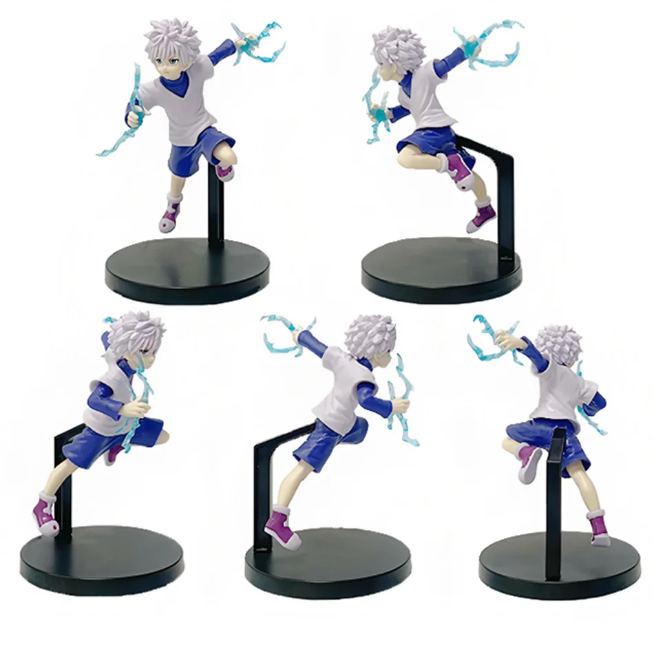 Anime Hunter x Hunter GON·FREECSS Killua Chrollo Lucilfer Anime Figur Hisoka Zoldyck Kurapika PVC Cartoon Modell Spielzeug Geschenk – Detail 7