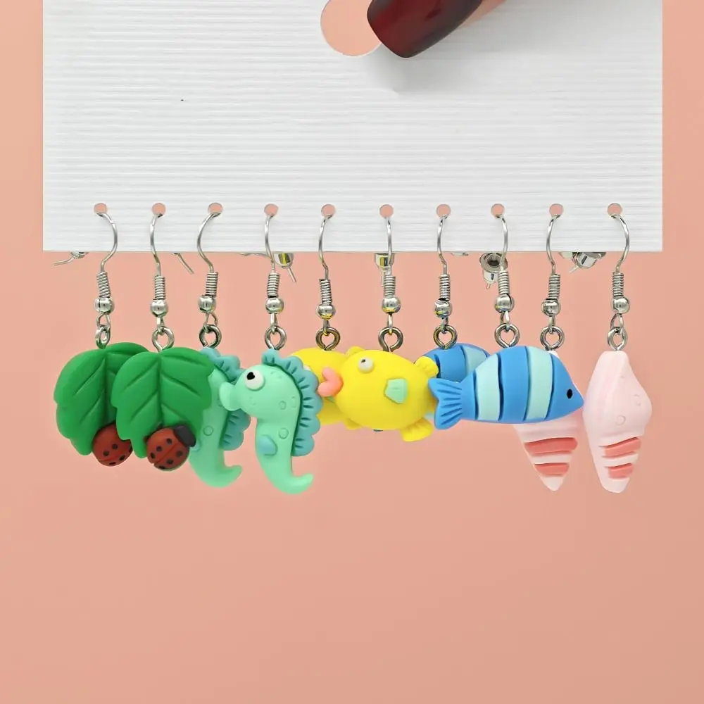 

20Pairs Resin Simulated Vegetable Earring Pumpkin Corn Colorful Simulated Fruit Earrings Peanut Chili Cute Dangle Earrings Set