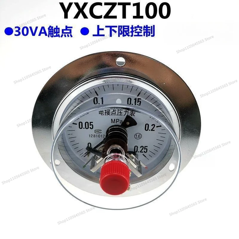 For Axial Magnetic Assisted Electrical Contact Pressure Gauge 0-0.6/1/1.6/2.5/25/40MPA