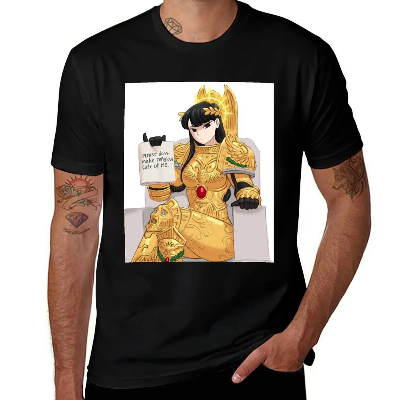 

The God Empress T-Shirt blacks anime tshirt Luxury man topping slim fit t shirts for men