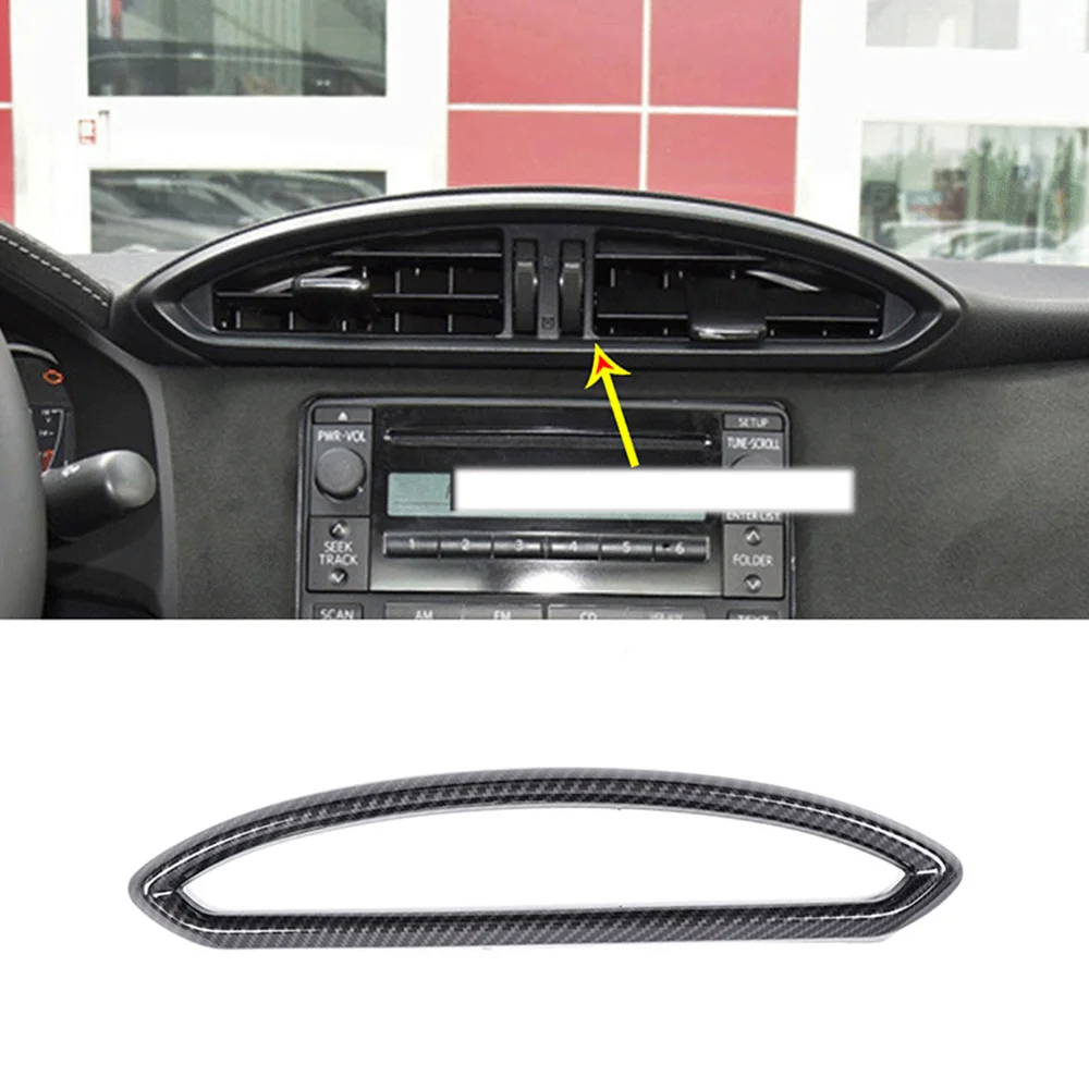 

NEW-Car Center Console Air Conditioning Outlet Frame Trim Strip For Toyota 86 Subaru BRZ 2012-20