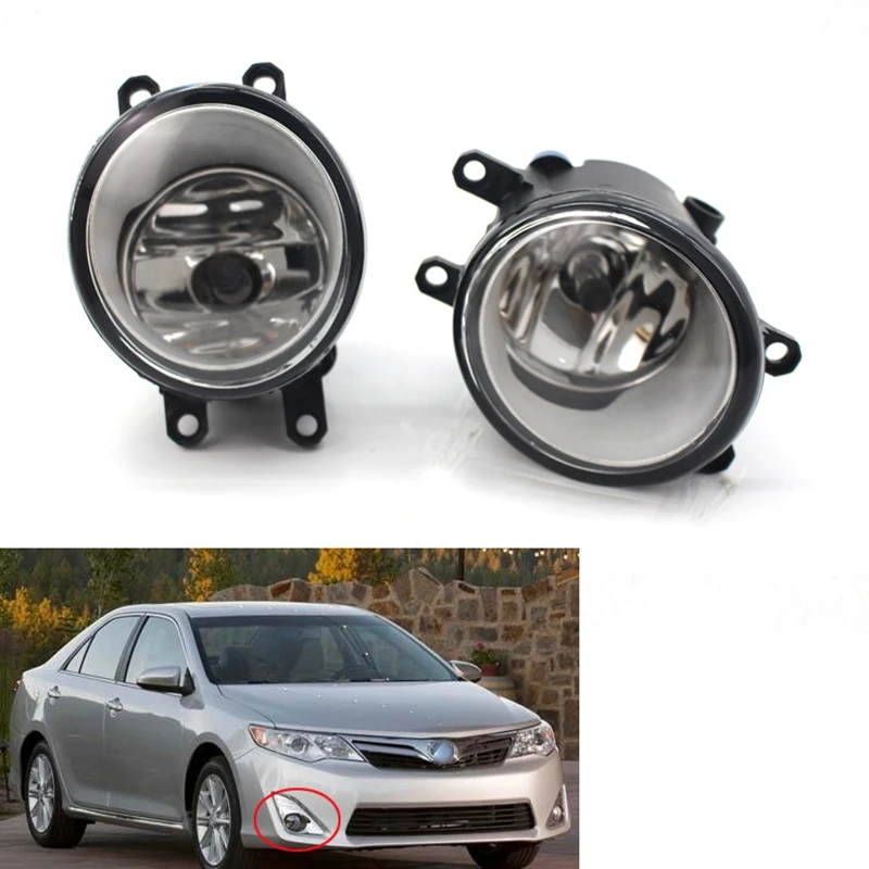 

AU63-1 Pairs Fog Light For Toyota Corolla Avensis Camry Ractis Verso Rav 4 2003-2014 Halogen Fog Lights Fog Lamp Assembly High B