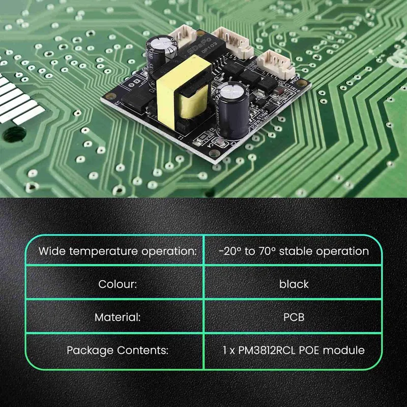 Изолированный модуль POE SDAPO PM3812RCL 12 в 1 а Af стандартный модуль POE