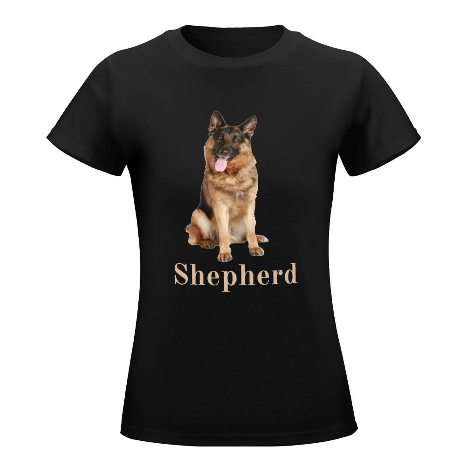 German Shepherd shirt T-Shirt kawaii clothes cute tops fashion woman blouse 2024