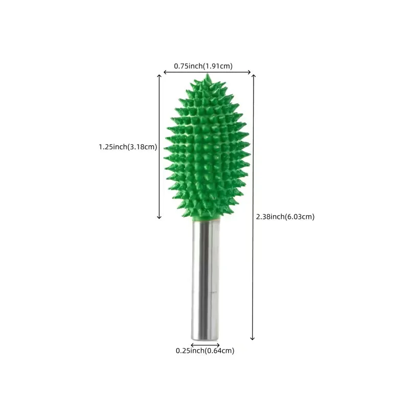 Extreme Coarse Nose Rotary Burr 1⁄4" Wood Rasp Bit for Drill-Bosch Foredom DeWalt Milwaukee Tools- Abrasive Tungsten Carbide image 3