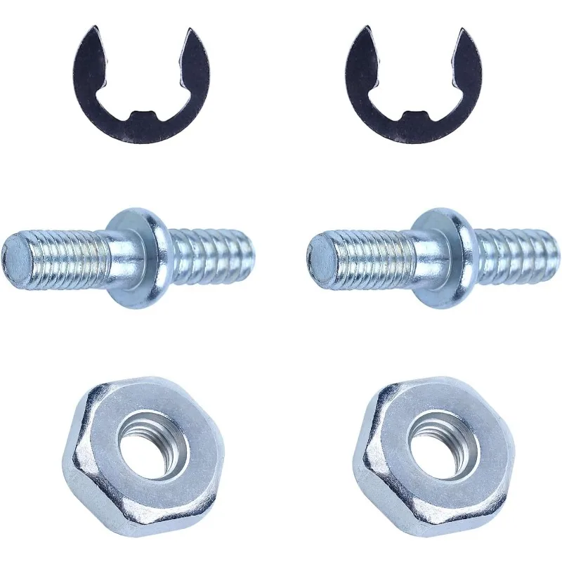 2Pcs Adjuster Chainsaw Tensioner Bar Studs Nuts E-Clip Kit for Stihl MS210 MS230 MS250 Replacement Saw Parts OEM 0000 955 0801
