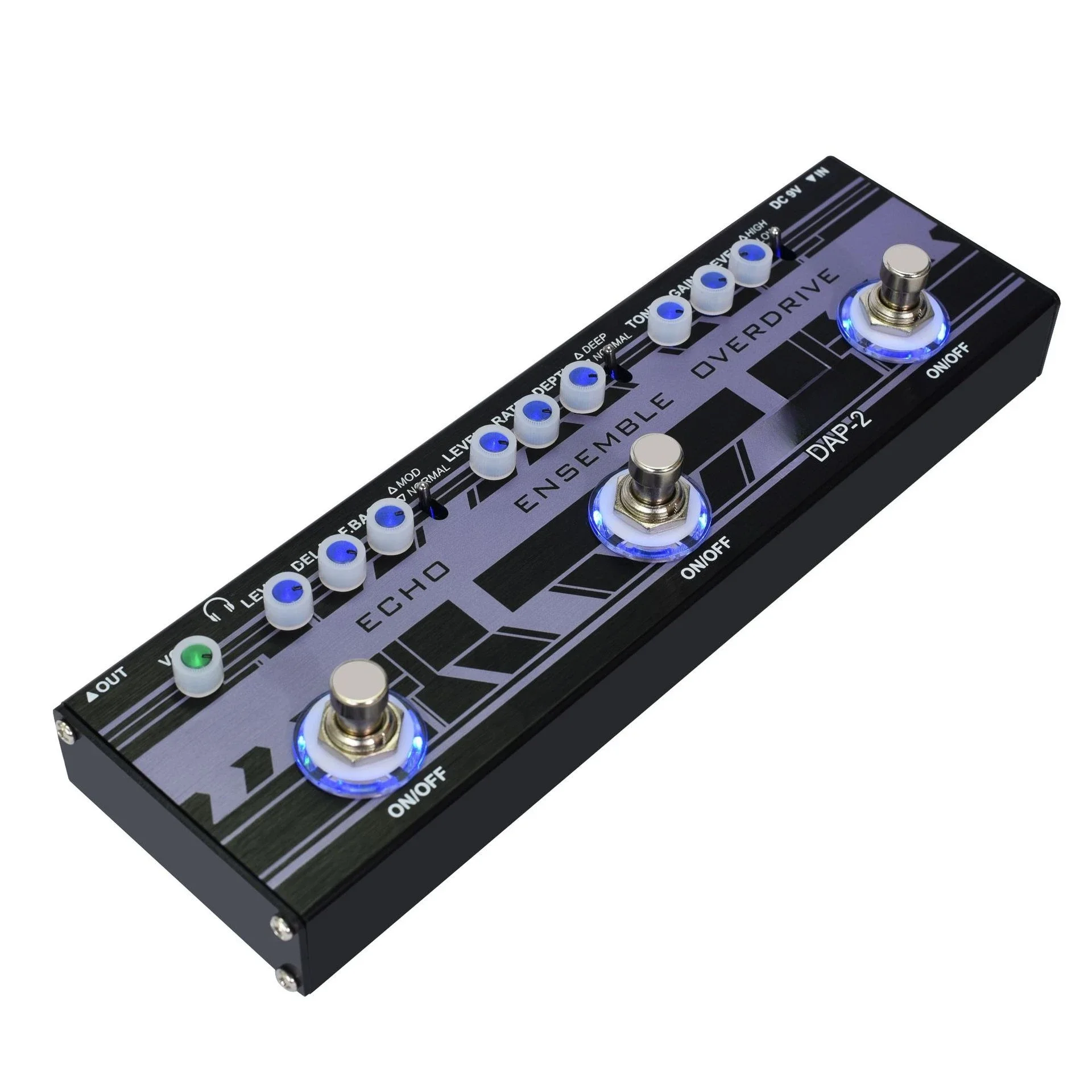 Electric Guitar Comprehensive Effects Overload Faze Distortion Delay Delay Chorus Vibrato Reverb DAP2