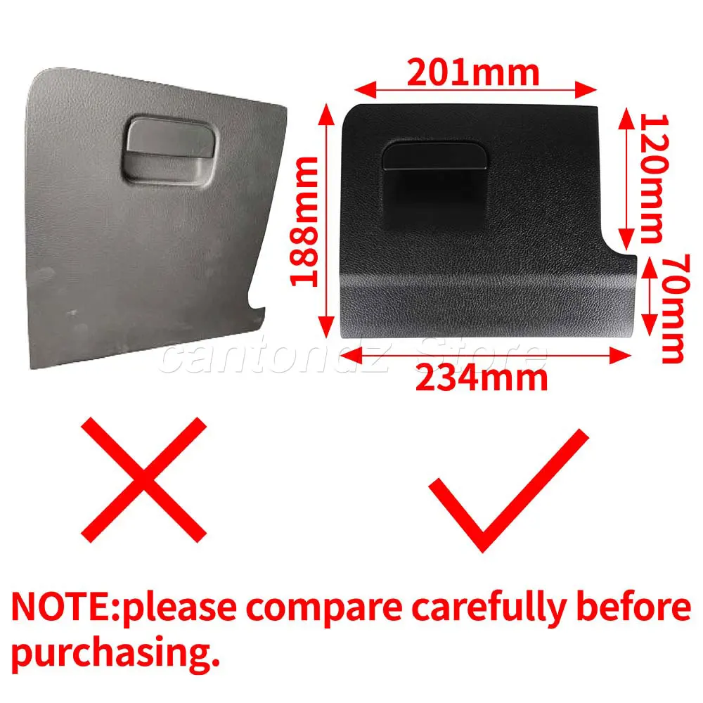 LHD Driver Side Black Storage Box Glove Box Drawer Trash Box For EOS Golf Jetta Scirocco 1K1857919D 1K1 857 919D