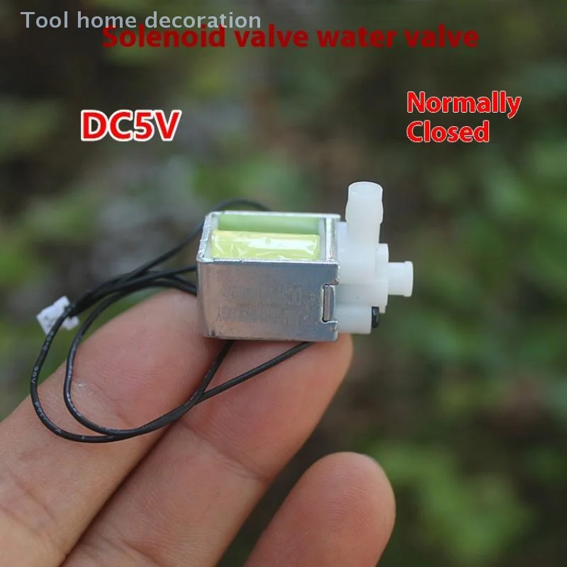 1x DIY DC5V Мини 2-позиционный электромагнитный водяной клапан с микроуправлением, электромагнитный ирригационный клапан