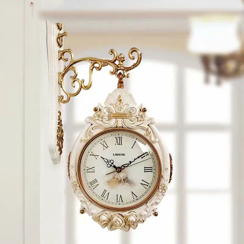 Living Room Digital Clock Wall Interior Simple Nordic Table Vintage Silent Wall Watch Art Mural Design Reloj Orologio Da Parete