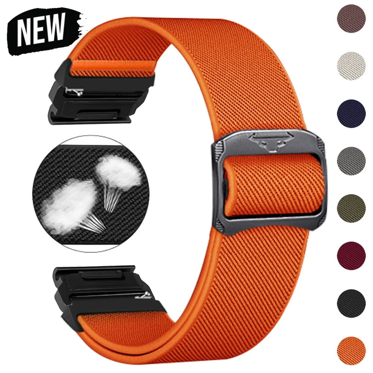 22 26mm Nylon Quick Fit Strap for Garmin Fenix 7X 8X 8 7 Pro Fenix 6X 6 5X Tactix 8 7 9 Forerunner 965 955 Watchband Accessories
