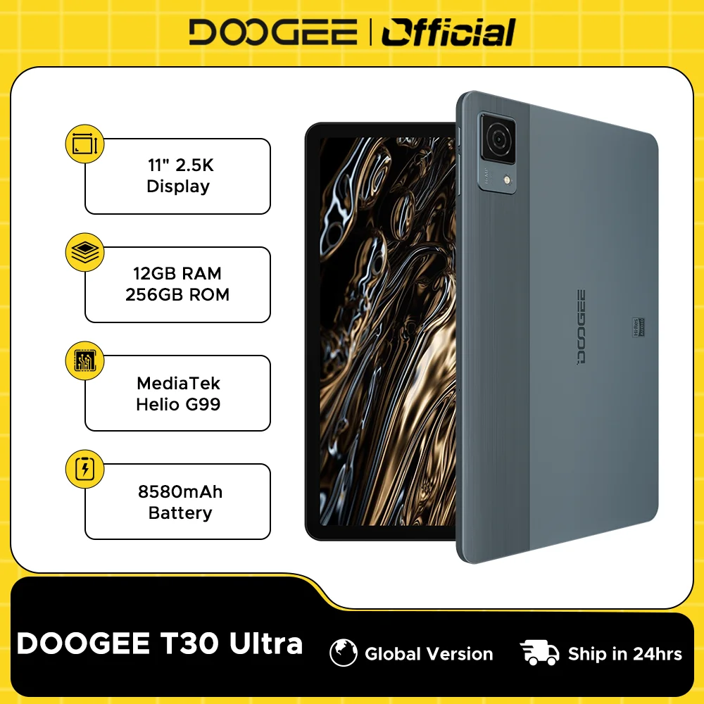 DOOGEE T30 Ultra Tablet PC 12GB+256GB 8580mAh 11