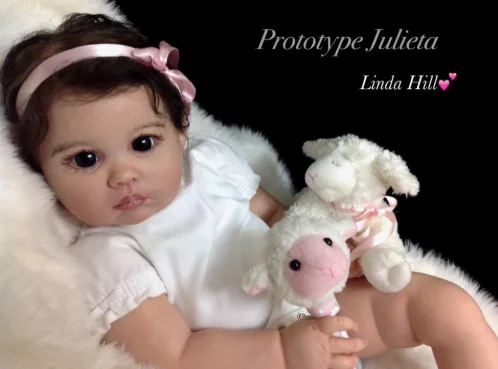 

Кукла-младенец EGO Julieta Reborn из винила от Ping Lau, 28 дюймов, с короткими волосами, уже окрашенная